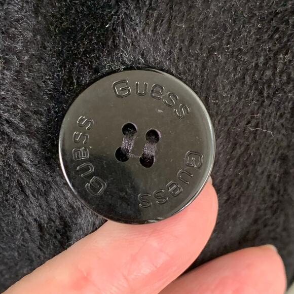 Guess Black Trench Coat - Picture 6 of 13